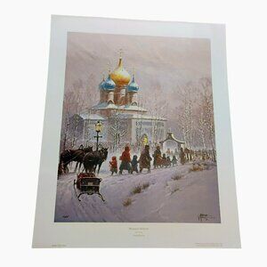 G Harvey "Whosoever Believeth" Signed 1991 Limited Edition Print, Lithograph Art